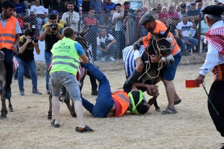 Eşek üzerinde Yörük futbolu