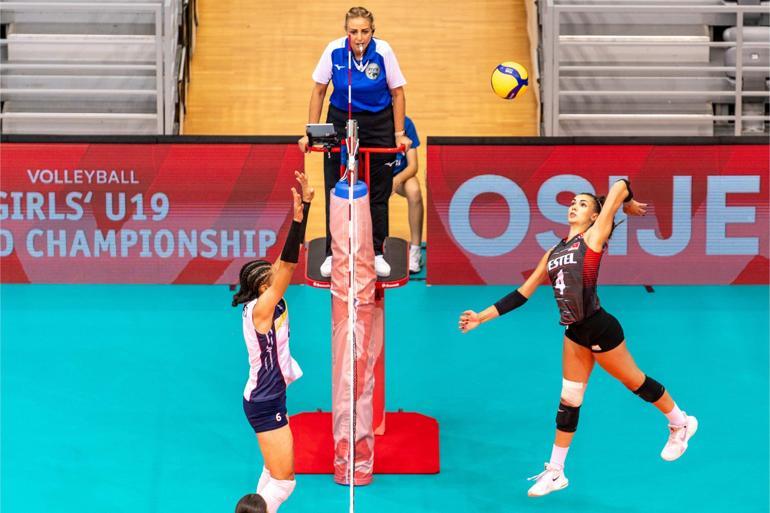 19 Yaş Altı Kız Voleybol Milli Takımı, Dünya Şampiyonası’nda 3’te 3 yaptı