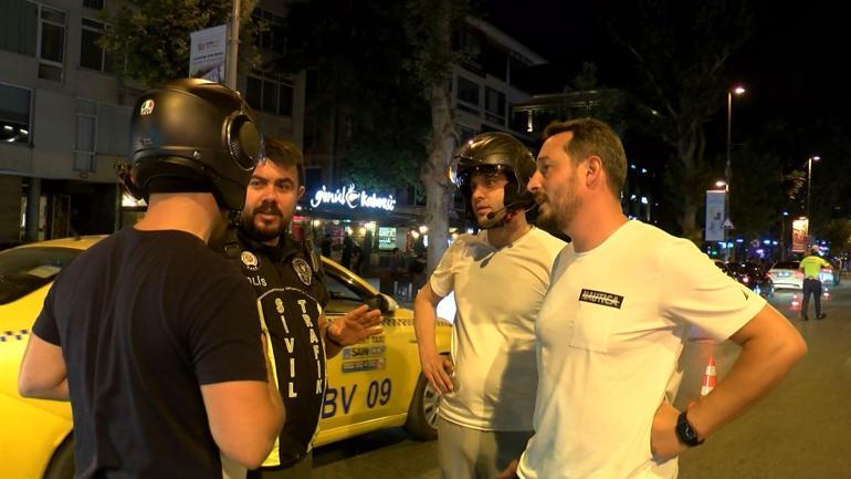 Bağdat Caddesindeki motosiklet denetiminde sürücülere ceza yağdı