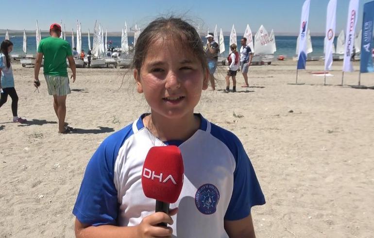 Kırşehirde Optimist Yelken Yarışlarının startı verildi