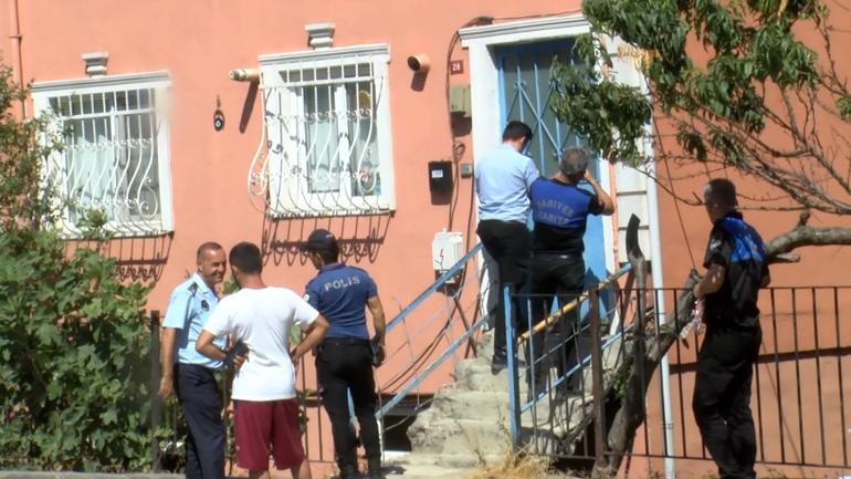 Sarıyerde yol çöktü