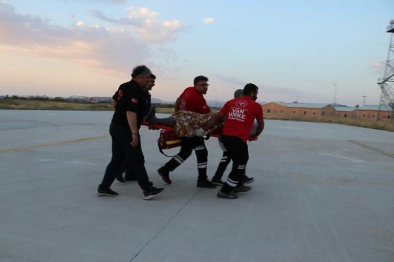 Hamile kadın, Sikorsky helikopterle hastaneye ulaştırıldı