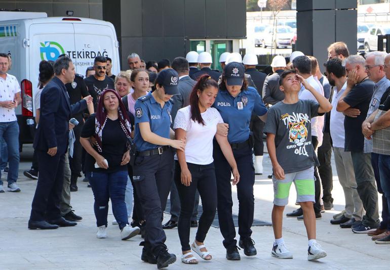 Kalp krizinden hayatını kaybeden polis memuru için Tekirdağda tören