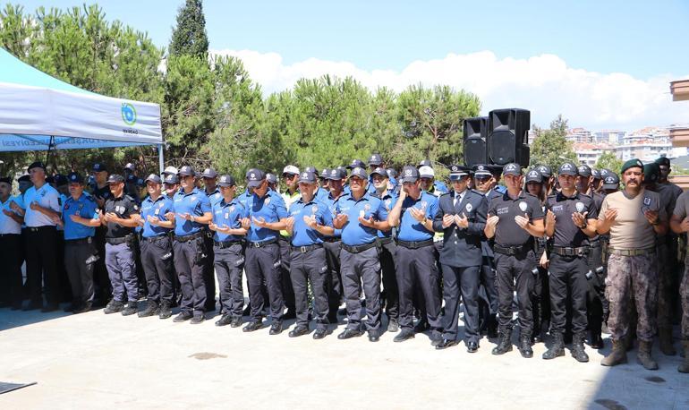 Kalp krizinden hayatını kaybeden polis memuru için Tekirdağda tören