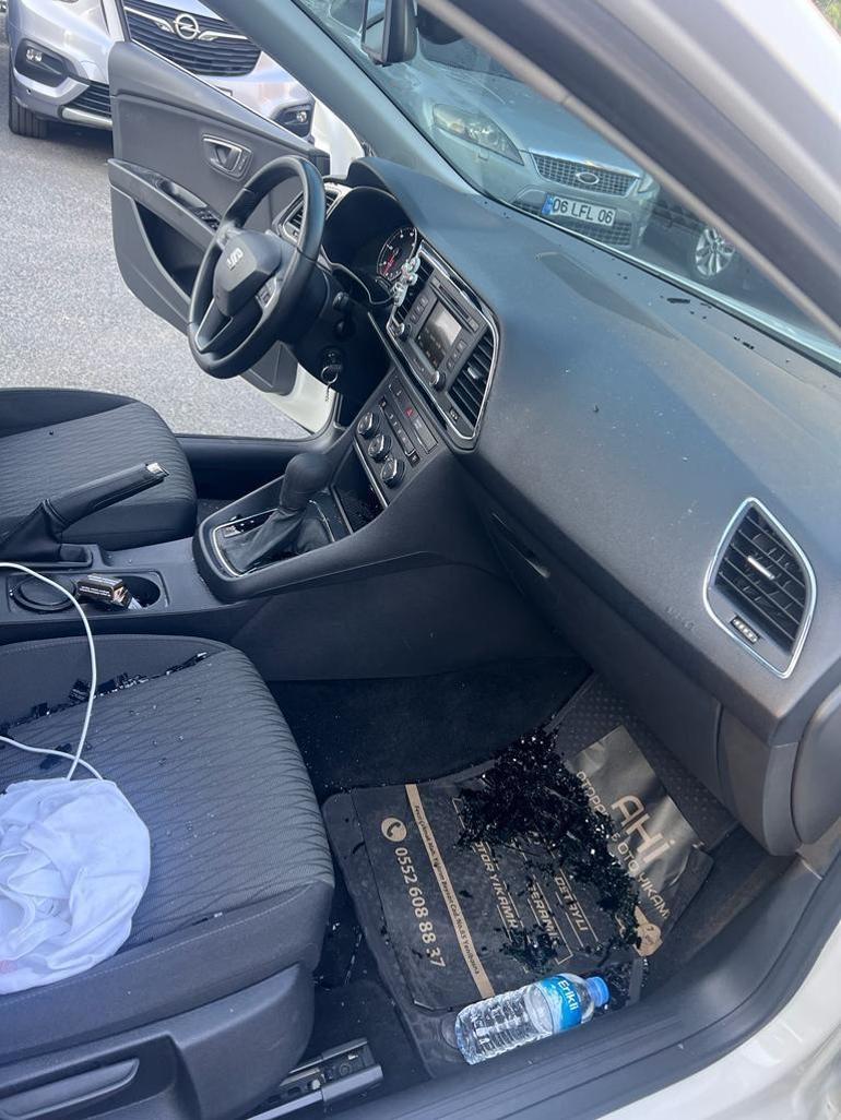 Bahçelievlerde alev alınca balkondan atılan tüp sürücünün kafasına düştü