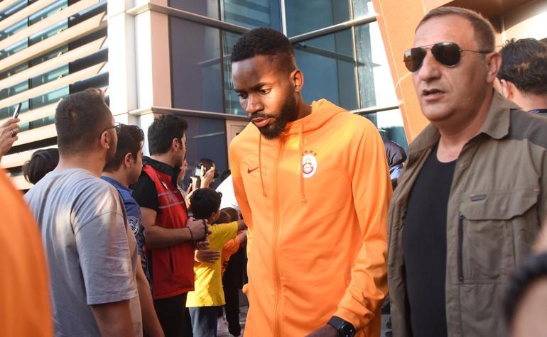 Galatasaray kafilesine Kayseri’de coşkulu karşılama