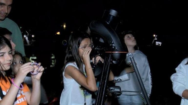 Sarıyerde meteor yağmurunu izlemek için Meteorfest23 etkinliği düzenlendi