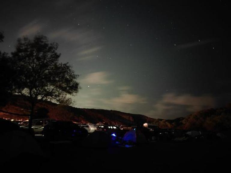 Sarıyerde meteor yağmurunu izlemek için Meteorfest23 etkinliği düzenlendi