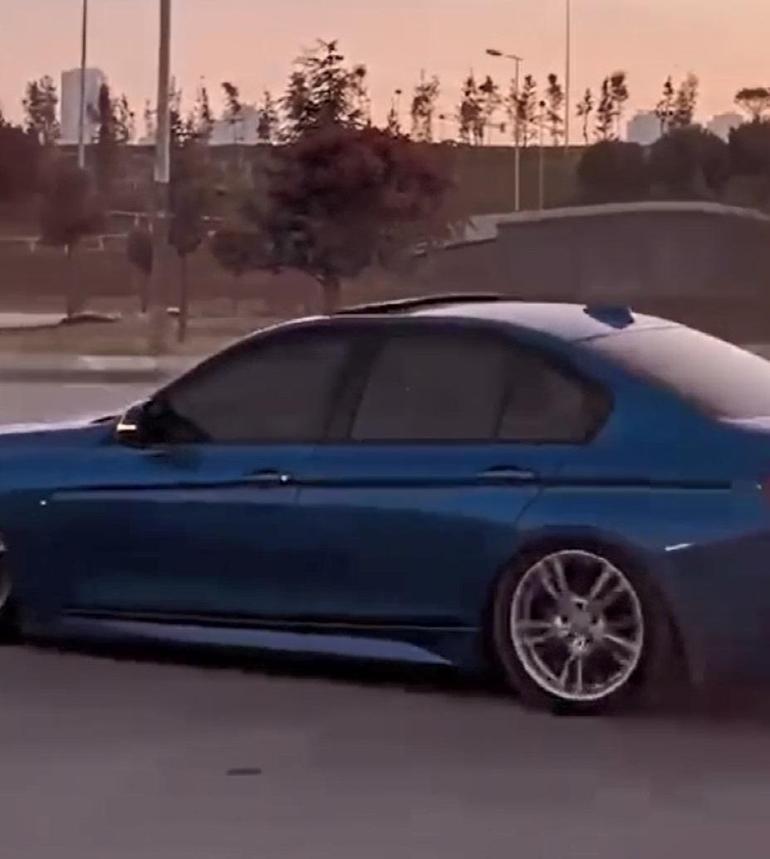 Başakşehirde önce drift ardından makas attı, 29 bin lira ceza yazıldı