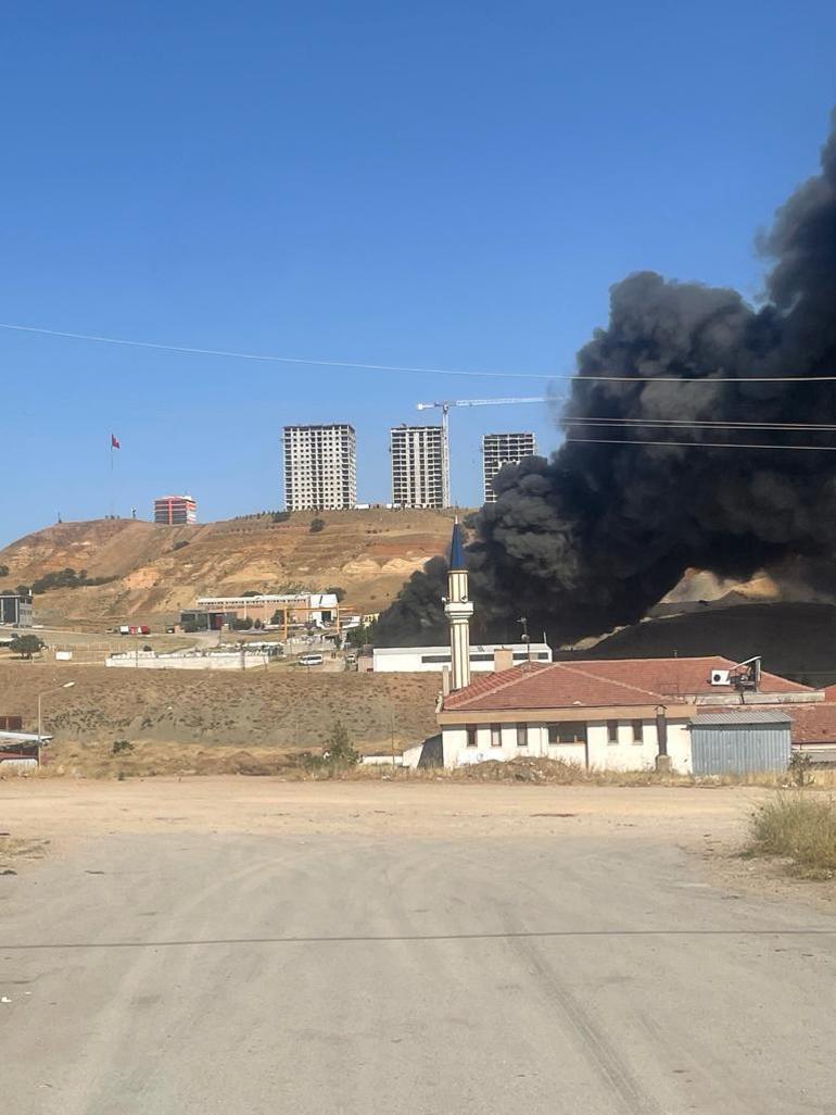 Kırıkkalede savunma sanayi fabrikasında yangın