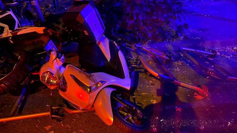 Şişlide motosiklet kazası, sürücü yaralandı