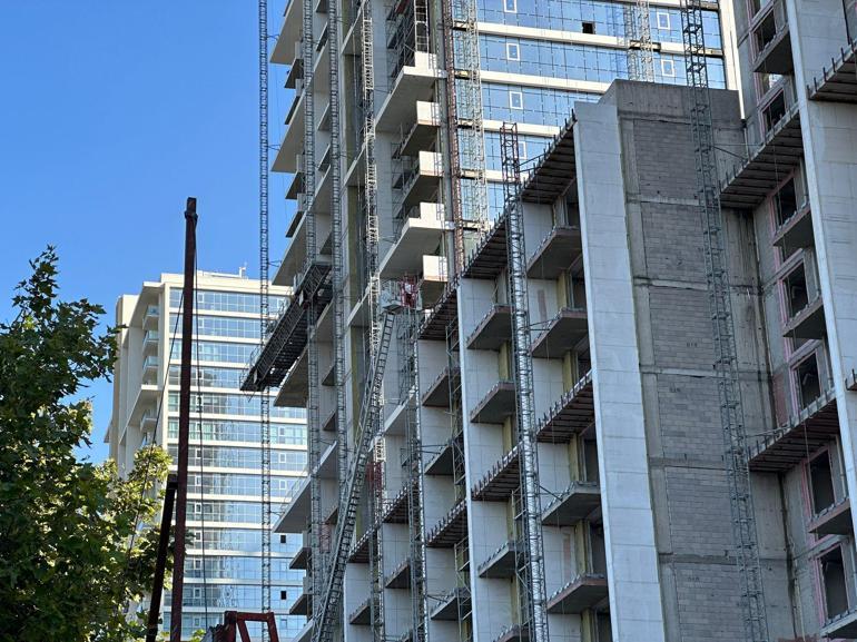 Ankarada inşaat halindeki sitede yangın