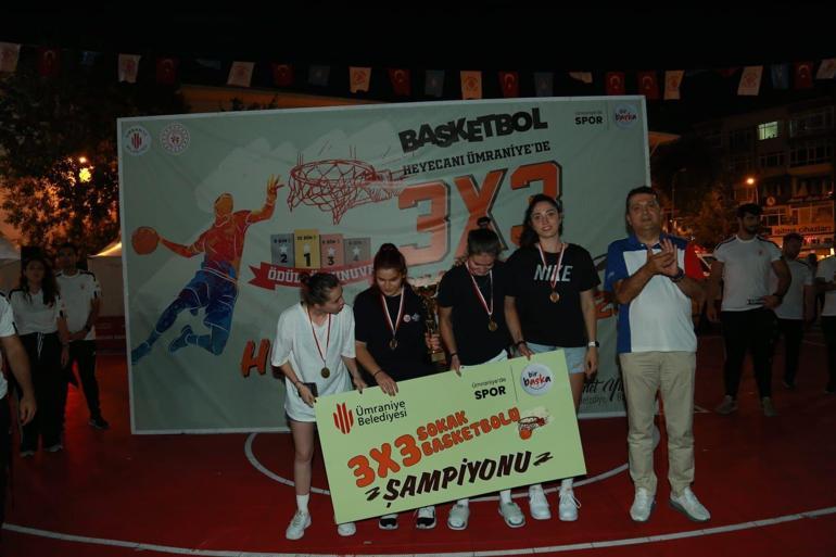 Ümraniyede Sokak Basketbol Turnuvası’nda şampiyonlar belli oldu