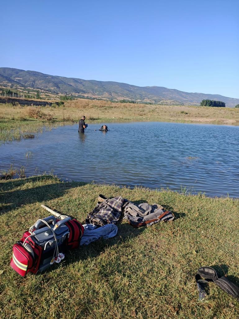 Girdiği gölette ölü bulundu