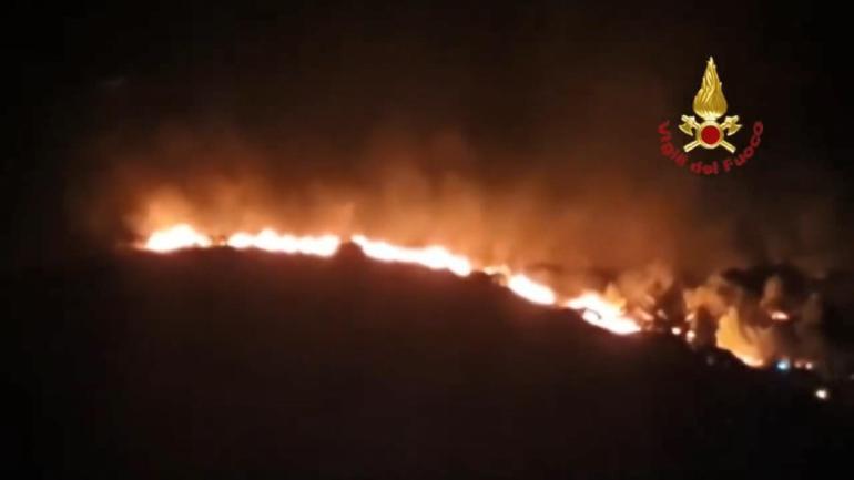 İtalya’da iki bölgede orman yangını