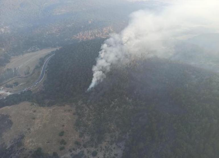 Eskişehirdeki orman yangını, 23 saatte kontrol altına alındı