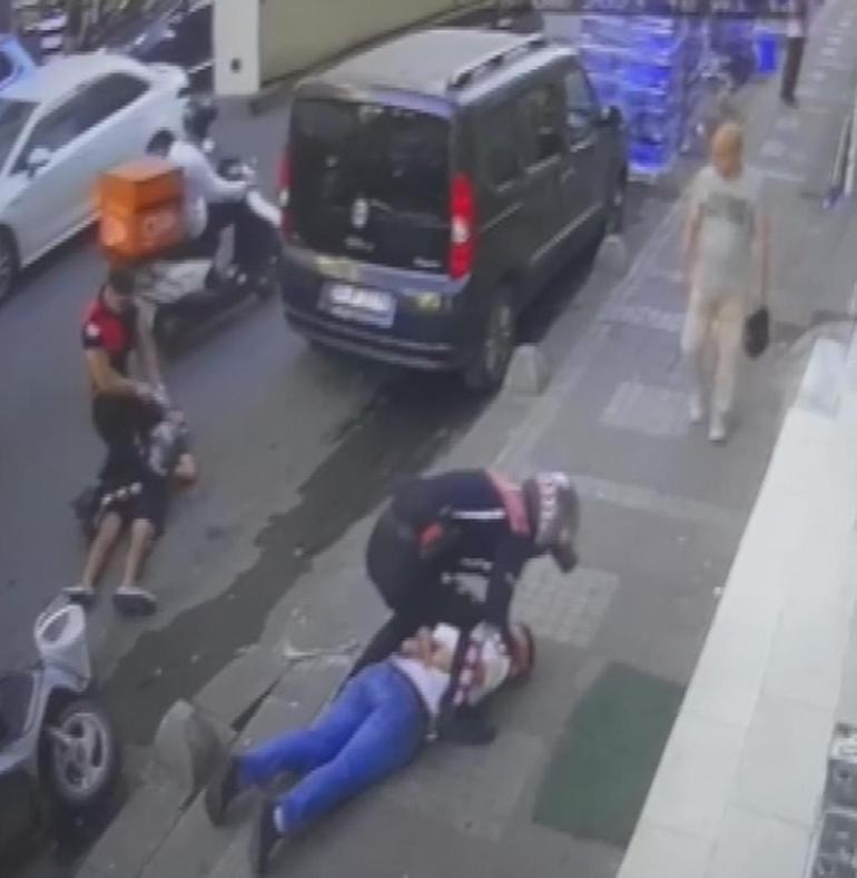 Polisin dur ihtarına uymayan motosikletliden silah ve uyuşturucu çıktı