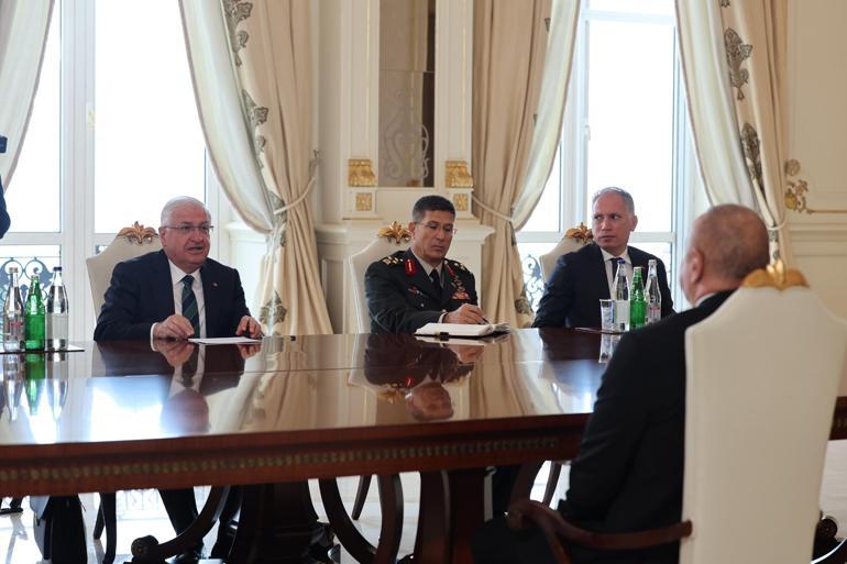 Bakan Güler, Azerbaycan Cumhurbaşkanı Aliyevi ziyaret etti