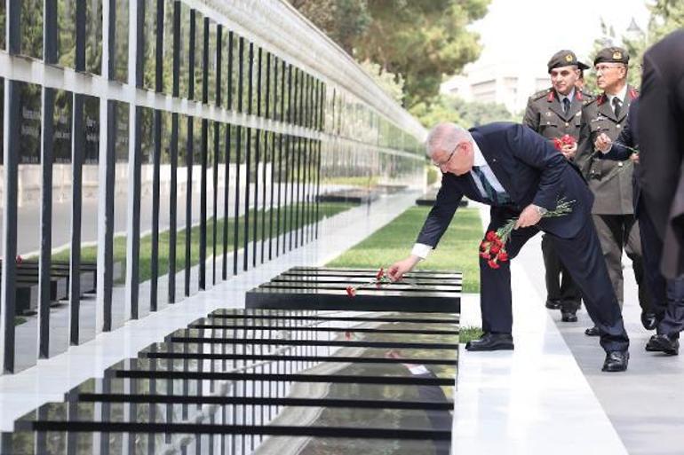 Bakan Güler, Azerbaycan Cumhurbaşkanı Aliyevi ziyaret etti