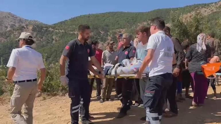 Bingölde ambulans helikopter mezradaki hasta için havalandı