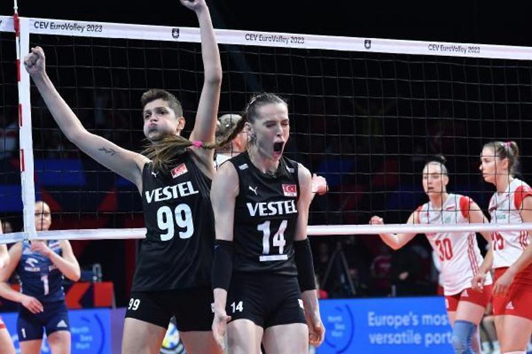 Filenin Sultanları, Avrupa Voleybol Şampiyonası’nda namağlup yarı finalde