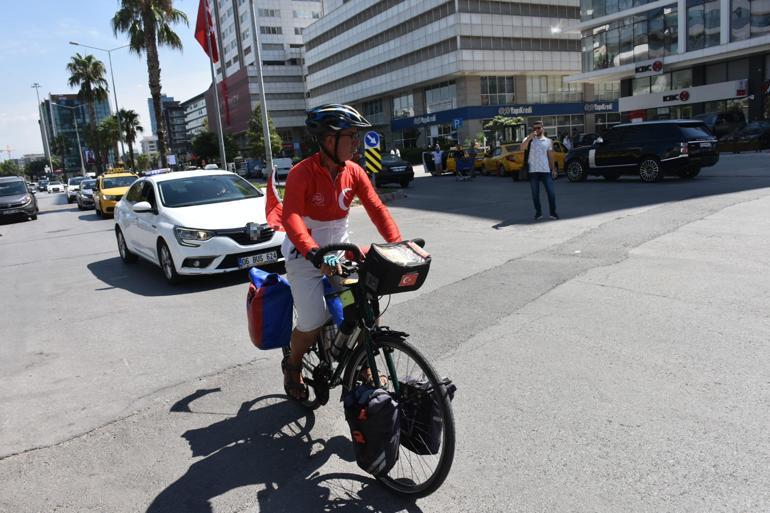 Şehit polis Fethi Sekin için 1570 kilometrelik anma turuna çıktı