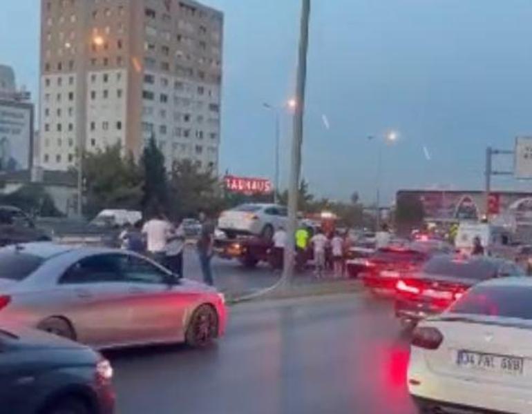 Beylikdüzünde D-100 Karayolunda otomobile silahlı saldırı