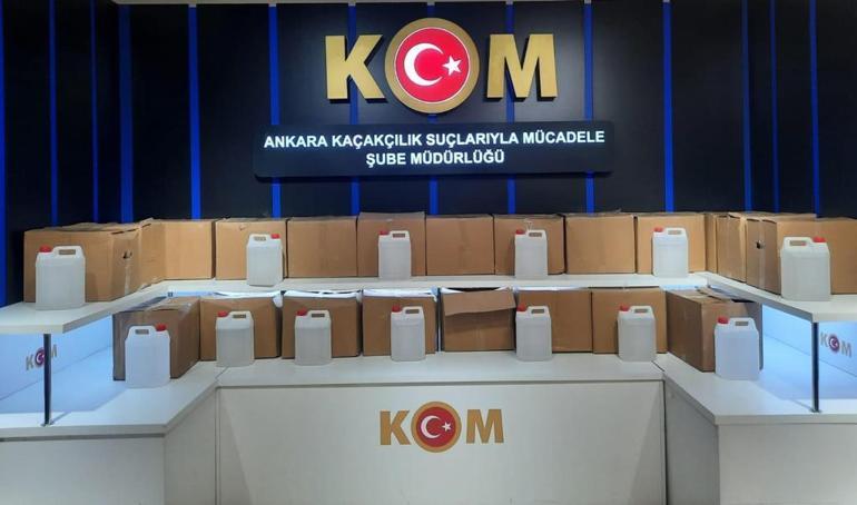 Ankarada kaçak sigara operasyonu: 2 gözaltı