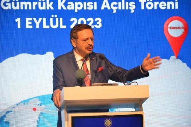 Modernize edilen Türkgözü Gümrük Kapısı, Bakan Bolatın katıldığı törenle açıldı