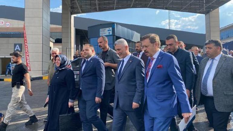 Modernize edilen Türkgözü Gümrük Kapısı, Bakan Bolatın katıldığı törenle açıldı