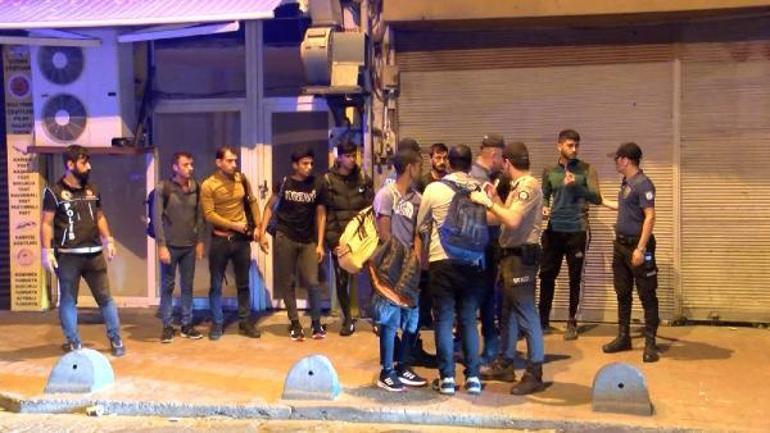 Beyoğlunda asayiş denetimi; 8 kaçak göçmen yakalandı