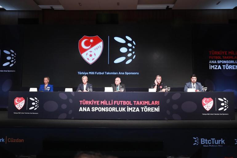 BtcTurk yeniden Türkiye Milli Futbol Takımları ana sponsoru oldu