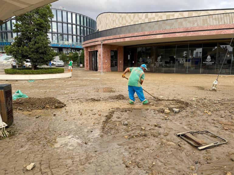 Başakşehir Millet Kıraathanesindeki hasar gün aydınlanınca ortaya çıktı