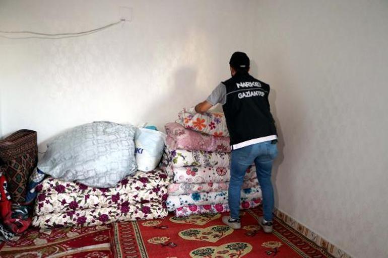 Gaziantepte 200 polisin katılımı ile uyuşturucu operasyonu