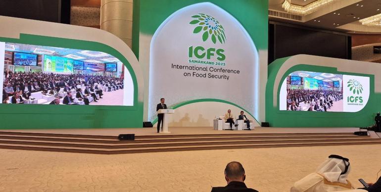 Bakan Yumaklı, Özbekistan’da Uluslararası Gıda Güvenliği Konferansı’na katıldı