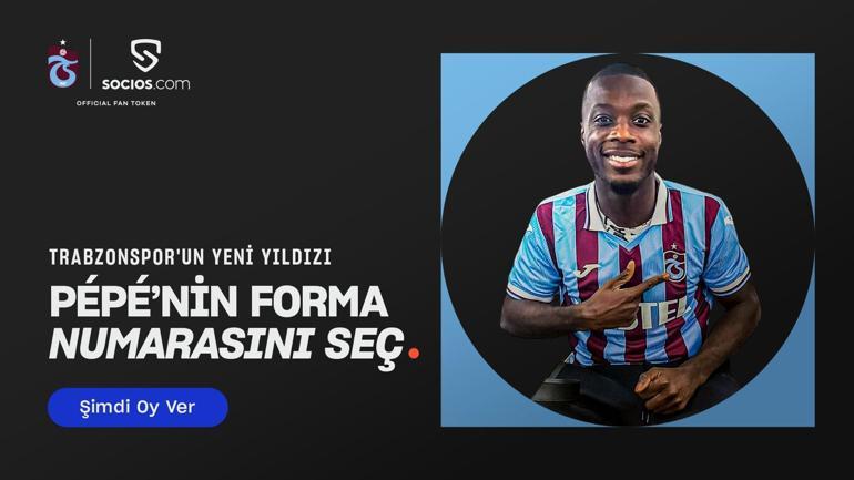Trabzonspor, yeni transferin numarasını taraftara sordu