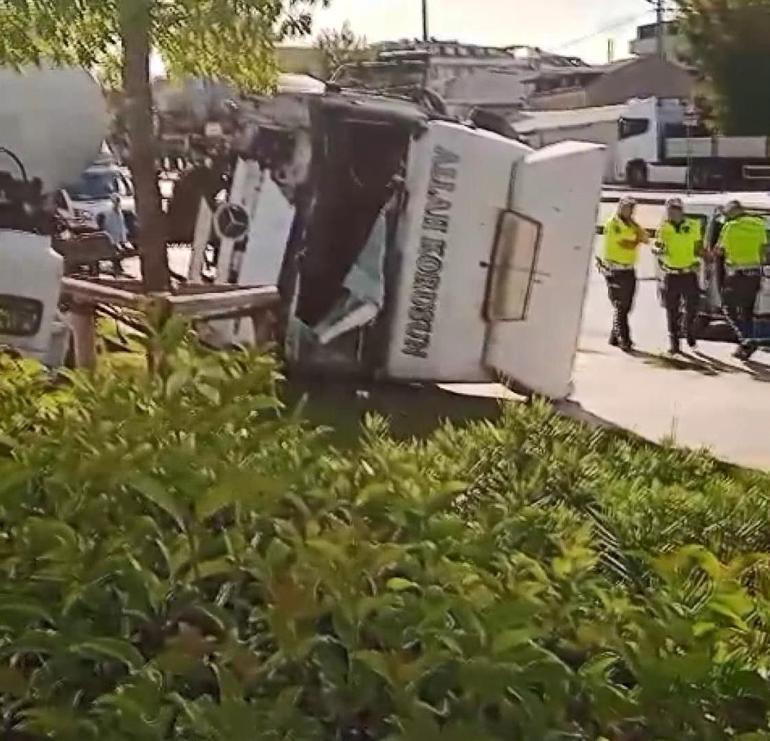 Arnavutköyde tanker kazası: Facia ucuz atlatıldı