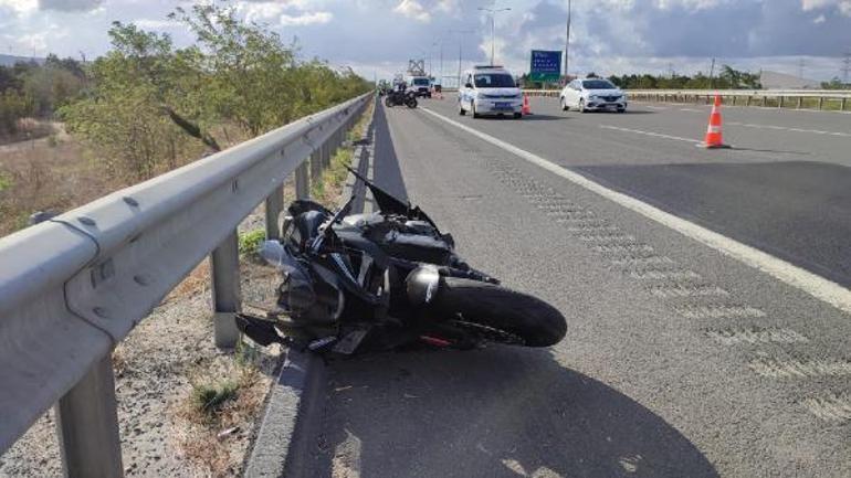 Çatalcada motosiklet kazası: Sürücü hayatını kaybetti