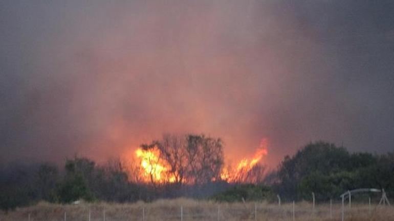 Çanakkale’de maki yangını ormana sıçradı