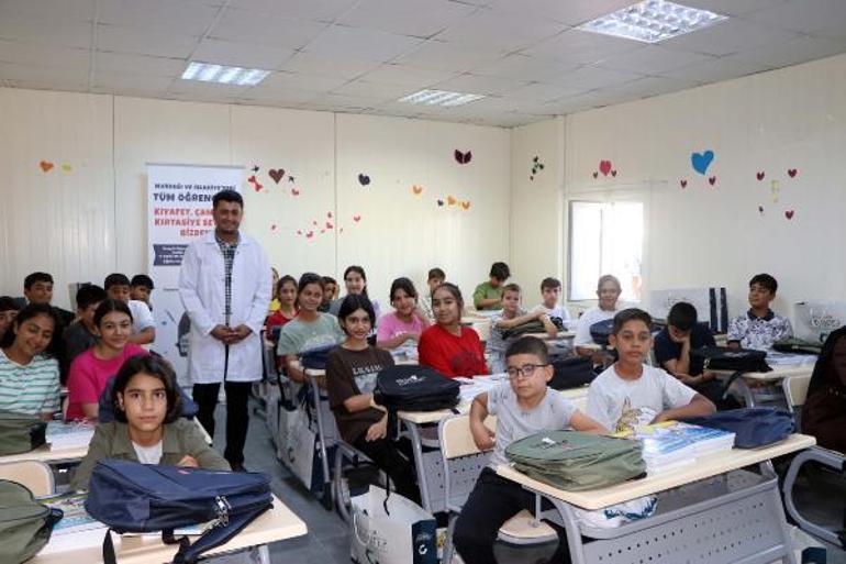 Deprem bölgesinde ilk ders zili çaldı