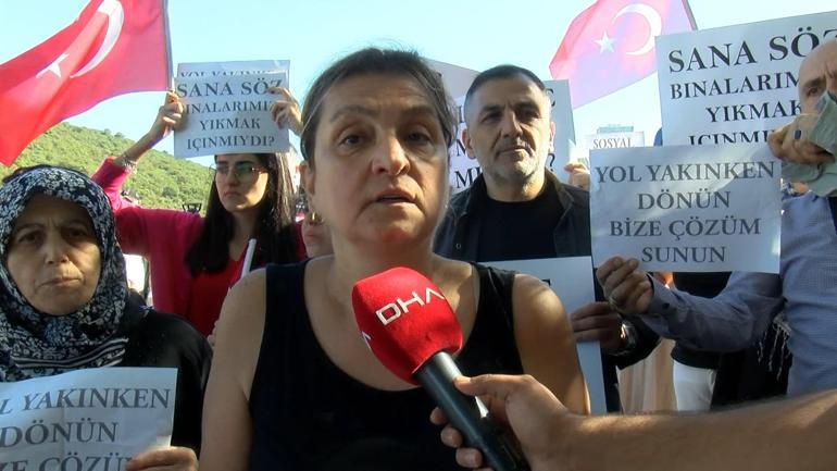 Maltepede çürük sitede protesto; ek süre verildi