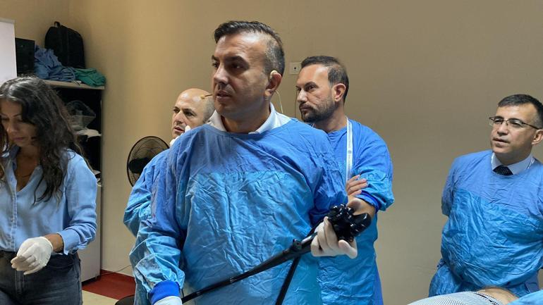 Rizede endoskopik ultrasonografi cihazı eğitimi verilirken hastalara da teşhis koyuldu