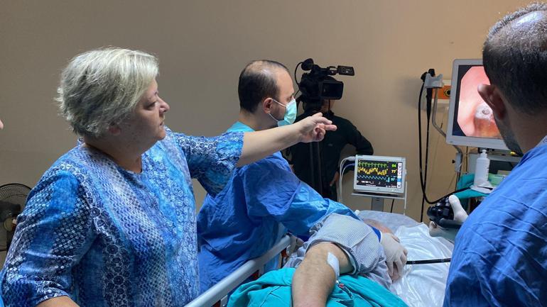 Rizede endoskopik ultrasonografi cihazı eğitimi verilirken hastalara da teşhis koyuldu