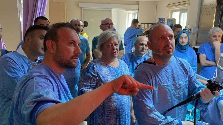 Rizede endoskopik ultrasonografi cihazı eğitimi verilirken hastalara da teşhis koyuldu