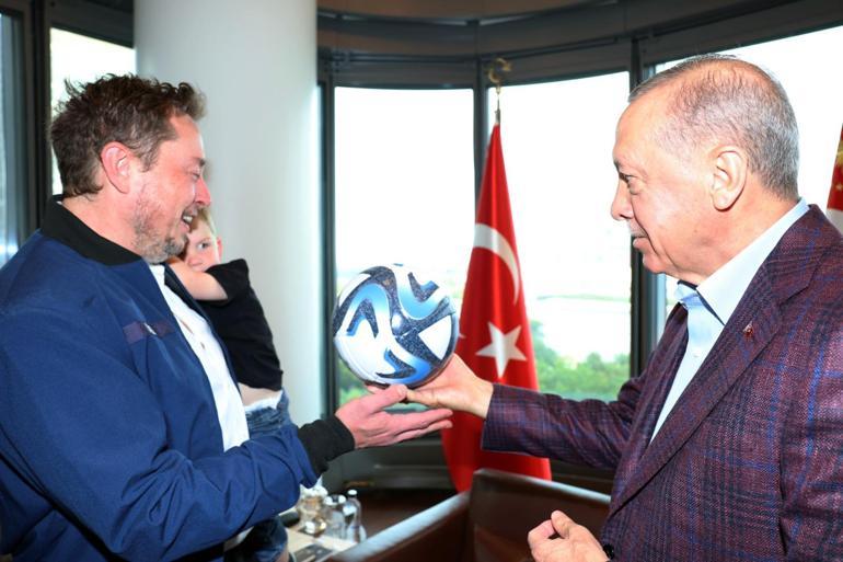 Cumhurbaşkanı Erdoğan, Elon Muskı kabul etti