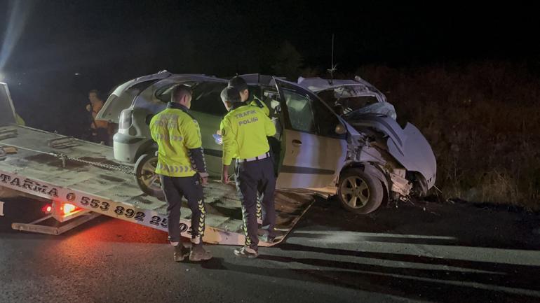 Şarampole uçan otomobilin sürücüsü öldü