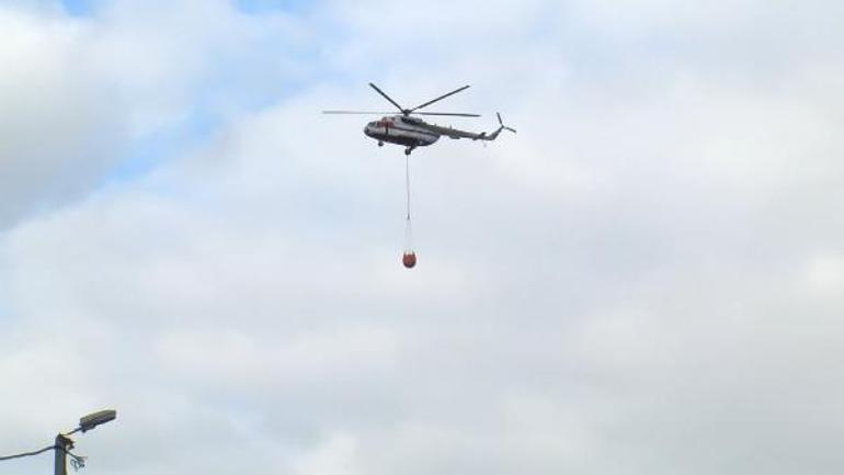 Sultanbeyli Aydos Ormanında yangın