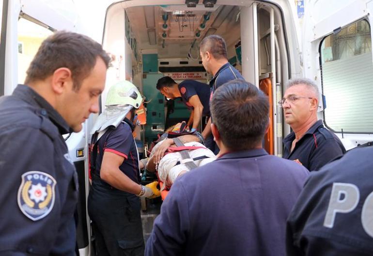 Polisi görünce çıktığı 2 katlı evinin balkonundan atladı