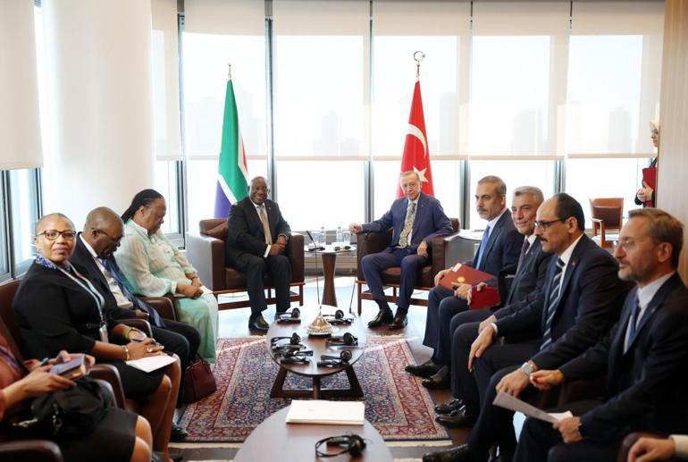 Erdoğan, Yunanistan Başbakanı Miçotakis ile BM Genel Kurulunda bir araya geldi