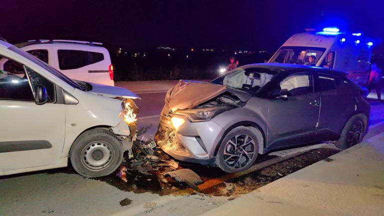 Kaportacının eşi tamir için bırakılan otomobille kaza yaptı: 6 yaralı